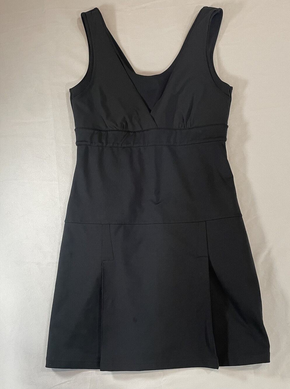 Athleta Black Tennis Dress Medium